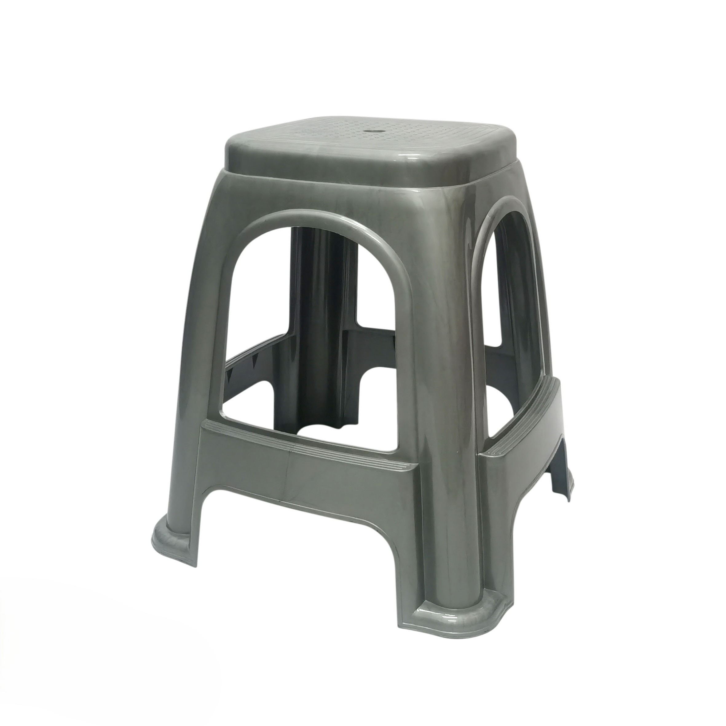 2113 Stool Metallic Silver